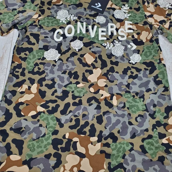 Converse Camo Floral Womens Tee - Picture 5 of 6